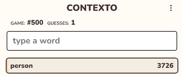 Contexto Answer Today 17 April 2025