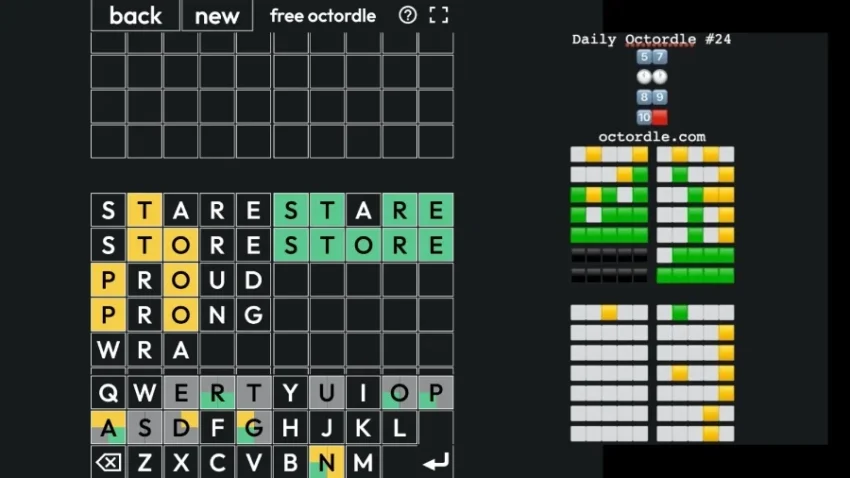Octordle Answer Today 16 April 2025